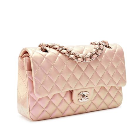 chanel iridescent pink|iridescent lambskin medium Chanel.